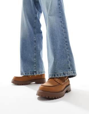 Seqwl Exton Boat Shoes With Chunky Soles