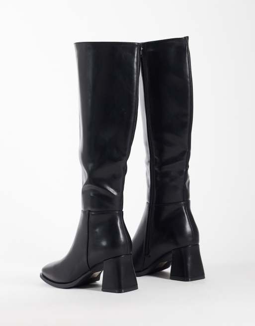 SEQWL - Fisher - Bottes à talon carré - Noir, 3 de 4