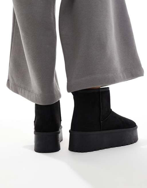 SEQWL flatform boots in black, 3 of 4