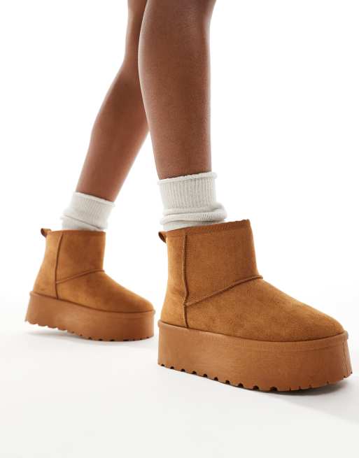 SEQWL flatform boots in camel , 4 of 4
