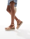 [SEQWL] SEQWL flatform espadrilles in beige-Neutral 36 BEIGE