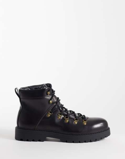 SEQWL Gaston hiking boots in burgundy - view 1