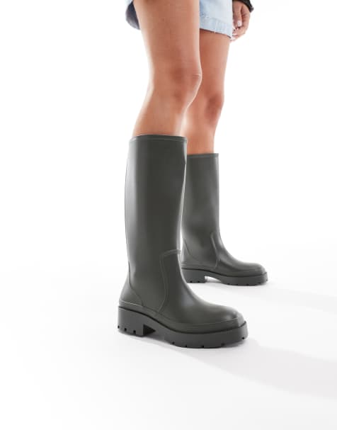 SEQWL gumboots in green - view 1