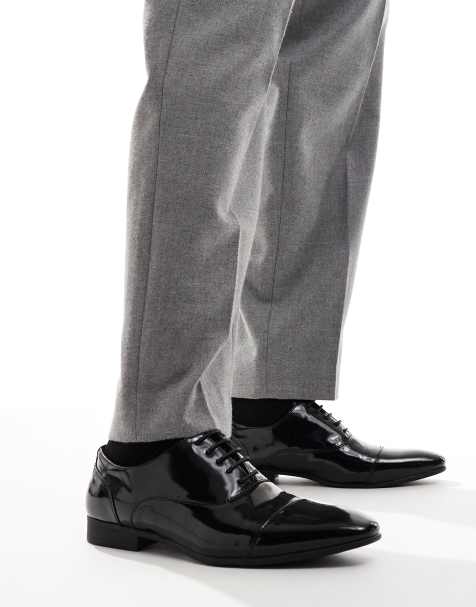 SEQWL - Gunners - Oxford schoenen van imitatieleer in zwart - view 1