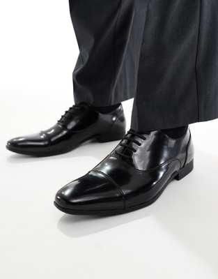 SEQWL Gunners oxford shoes in box faux leather black