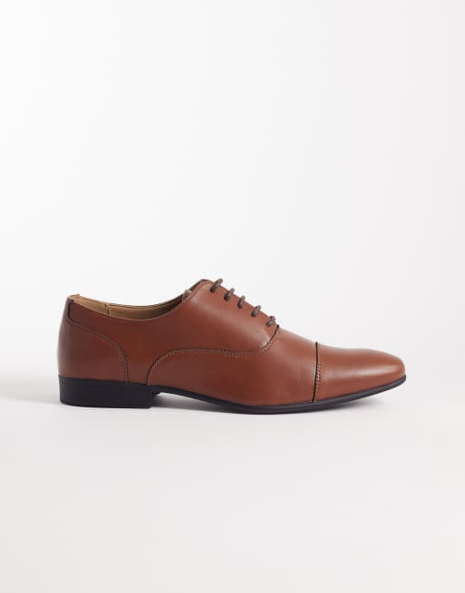 SEQWL - Gunners - Scarpe Oxford color cuoio scuro