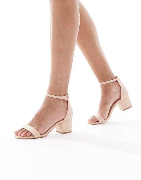 SEQWL Hallie heeled sandals in beige - view 1