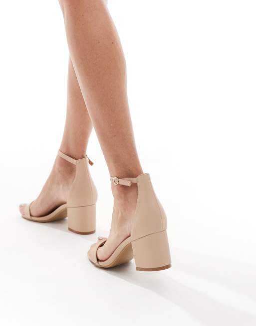 SEQWL - Hallie - Sandali con tacco largo beige, 4 di 4