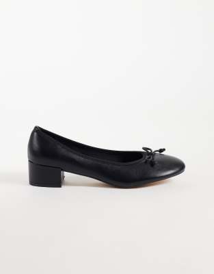 Seqwl Heeled Ballet Shoes In Black