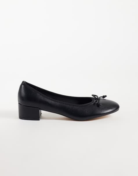 SEQWL heeled ballet shoes in black - view 1