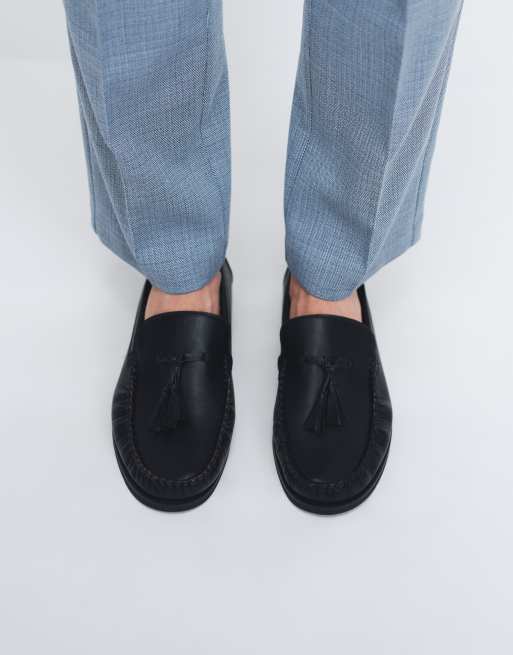 SEQWL – Hero – Loafer aus Kunstleder in Mattschwarz mit Quasten, 3 von 7