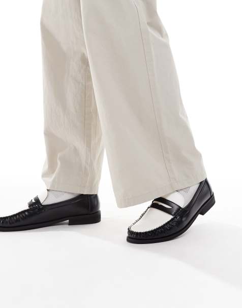 SEQWL – Hero – Loafer in Schwarz mit Kontrastdesign - view 1