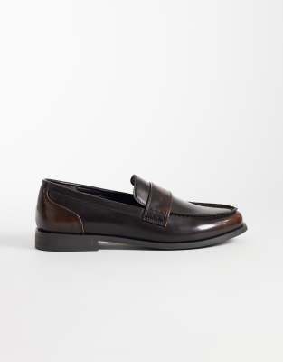 Seqwl Hero Loafers In Brown