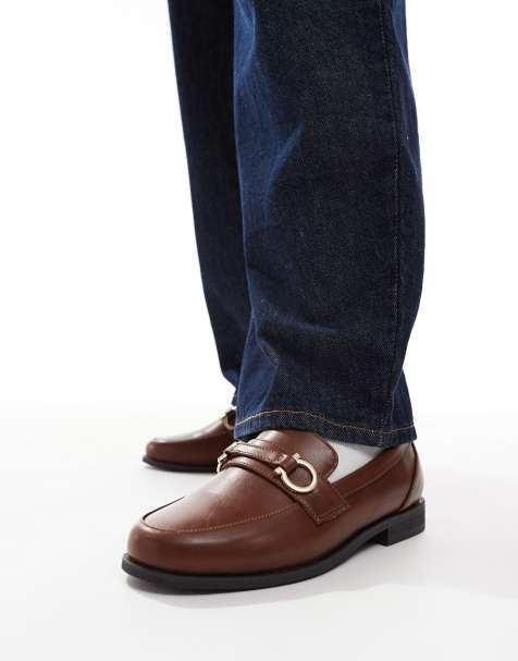 SEQWL - Hero - Loafers van imitatieleer in bruin - view 1