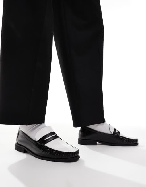 SEQWL - Hero - Mocassins à détail contrastant - Noir