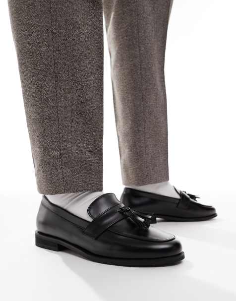 SEQWL - Hero - Mocassins avec glands en imitation cuir - Noir - view 1