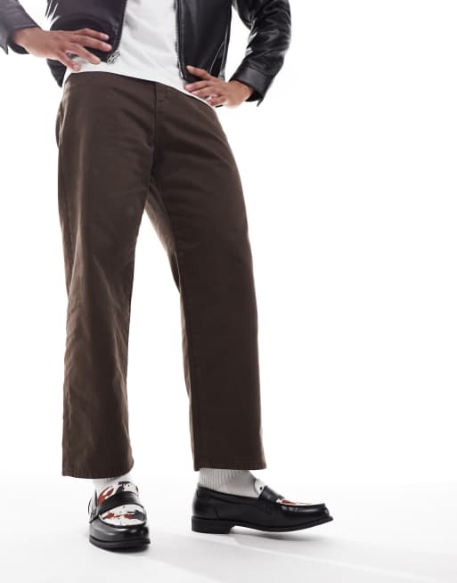 SEQWL Hero loafers with cow tongue in black