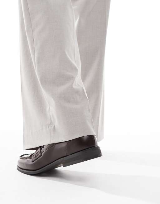 SEQWL Hero loafers in brown