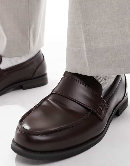 SEQWL Hero loafers in brown