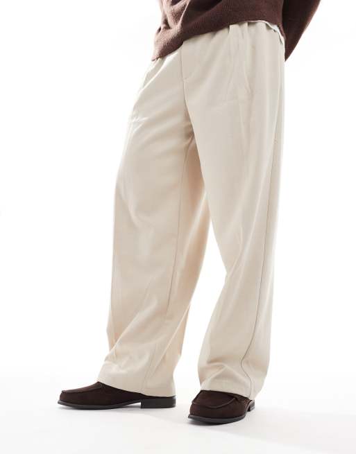 SEQWL Hero saddle loafers in faux suede chocolate