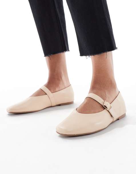 SEQWL - Iris - Ballerines à empeigne haute - Crème - view 1