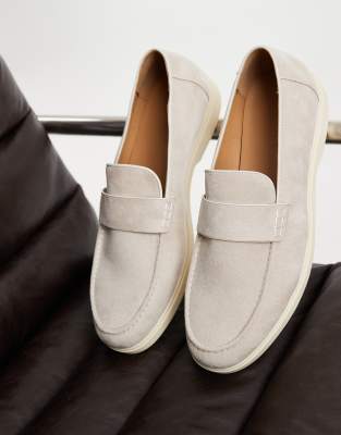  Kayak loafer in stone micro
