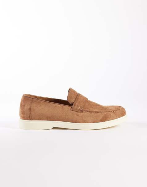 SEQWL Kayak loafers in tan micro - view 1