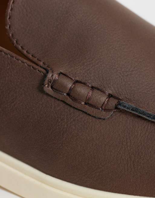 SEQWL - Kayak - Mocassins en imitation nubuck - Moka, 3 de 4