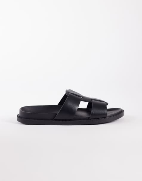SEQWL Kidman gladiator style sandals in black - view 1