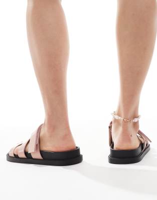 Seqwl Wide Fit Seqwl Kidman Wide Fit Sandals With Straps