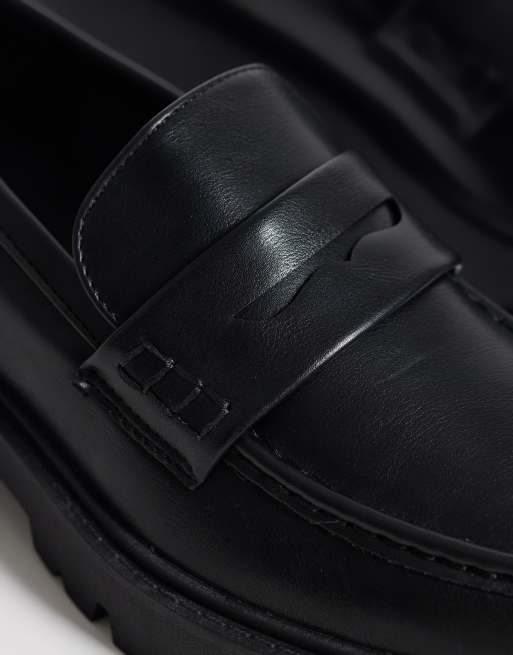 SEQWL Kinder chunky loafers in black, 3 of 4