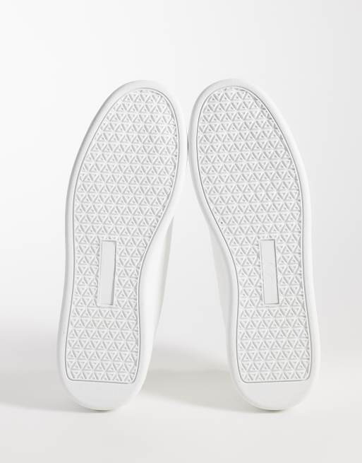 SEQWL lace up trainers in white, 4 of 5