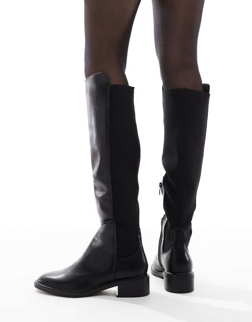 SEQWL – Latte – Reiterstiefel in Schwarz, 2 von 4