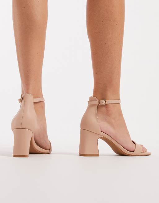 SEQWL - Leal - Sandali con tacco largo beige, 4 di 4