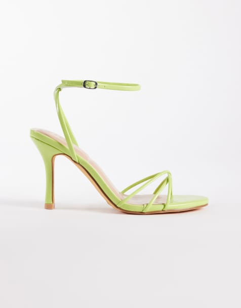SEQWL - Lolly - Sandali lime con tacco - view 1