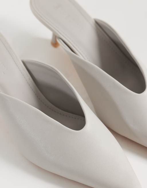 SEQWL Maybach high vamp mules in grey, 4 of 4