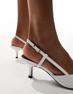 Seqwl Maybach Slingback Kitten Heels