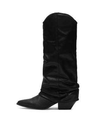  Mid western fold over boots 