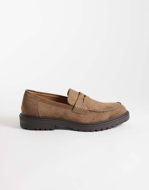 SEQWL - mocasines chunky de ante sintético en color mocha - view 1