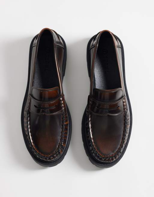 SEQWL - mocasines chunky Kinder en marrón envejecido, 2 de 4