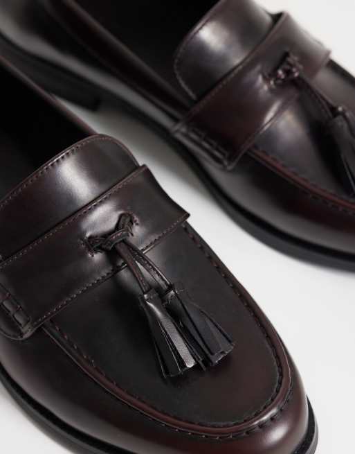 SEQWL mocasines Hero con borlas en burdeos, 2 de 4