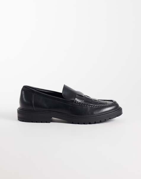 SEQWL - mocasines tejidos negros - view 1