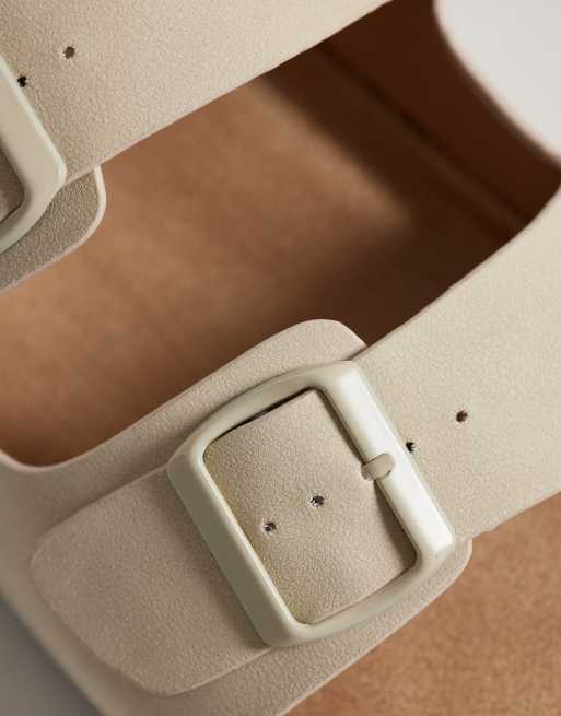 SEQWL - Molsen - Beige sandaler med spænder, 4 af 4