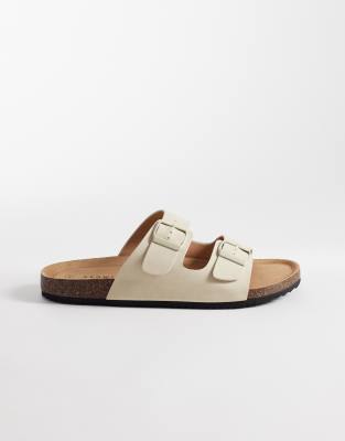 SEQWL - Molsen - Sandales à boucles - Taupe-Neutre