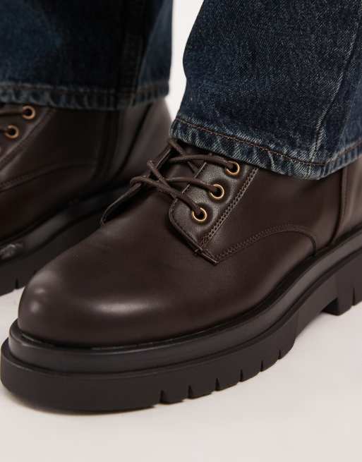 SEQWL - Mvega - Bottes montantes à lacets - Marron vintage, 4 de 4