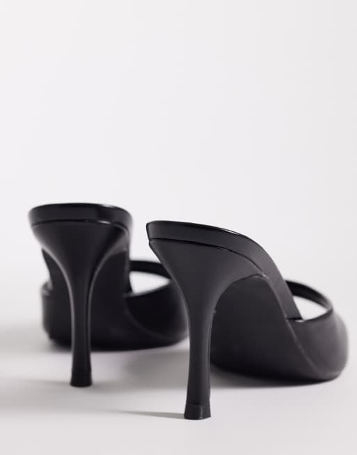 SEQWL Ocon heeled sandal in black, 4 of 4