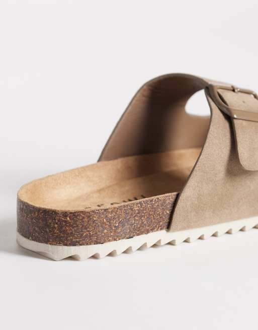 SEQWL Olsen sandals with buckles in taupe, 4 of 4