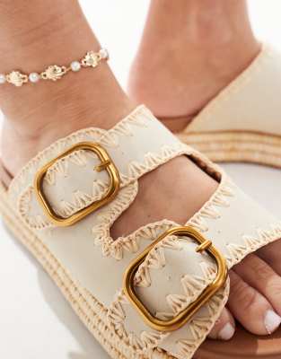 Seqwl Owen Double Strap Flatform Sandals