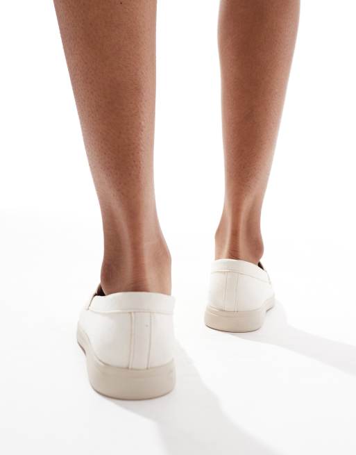 SEQWL Panther tassel trim loafer in faux suede cream, 2 of 4