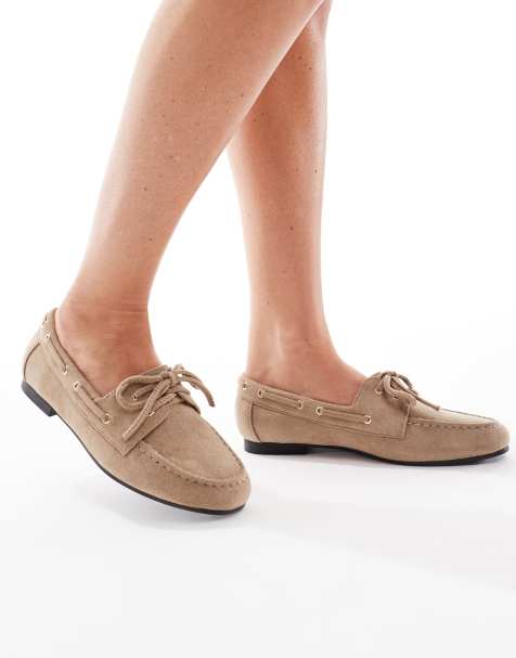 SEQWL – Picnic – Bootsschuhe in Taupe - view 1